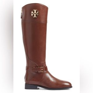 Tory Burch Adeline Leather Riding Boots